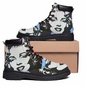 Men Marilyn Monroe - Girl Women Blonde Fashion Art Poster Mid Top Boots