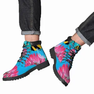 Men Flights Of The Bumblebee Animals Insects Clever Botanical Garden Flora Mid Top Boots