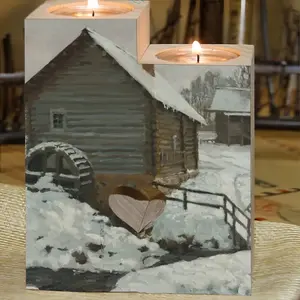 Old Mill Candle Holder