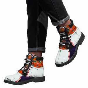 Men Cat X Cat Space X Galaxy Astronaut Astronomy Animals Mid Top Boots