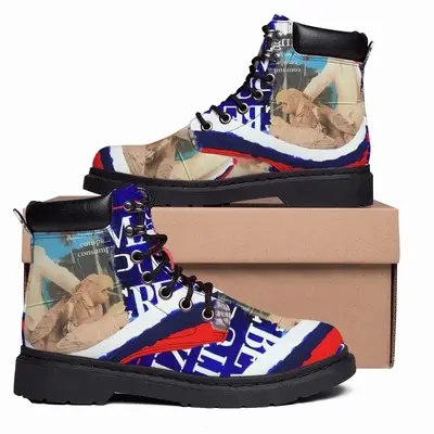 Men Great Again - Flag Usa Trump Putin Street Art Interior Design Decor Ideas Mid Top Boots