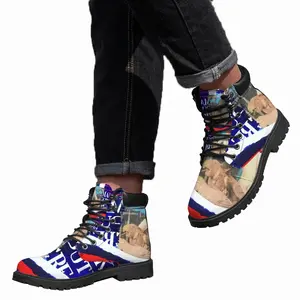 Men Great Again - Flag Usa Trump Putin Street Art Interior Design Decor Ideas Mid Top Boots