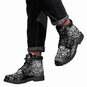 Men Body Odor Mid Top Boots