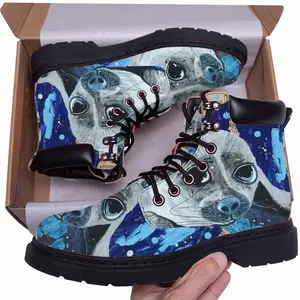 Men Nerpa Prints Street Art Interior Design Decor Ideas Ecology Recycling Mid Top Boots