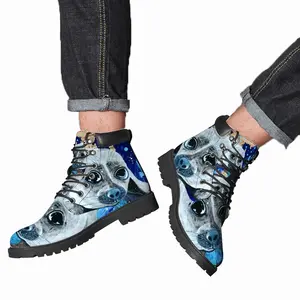 Men Nerpa Prints Street Art Interior Design Decor Ideas Ecology Recycling Mid Top Boots