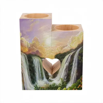 Among The Waterfalls Candle Holder