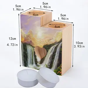 Among The Waterfalls Candle Holder