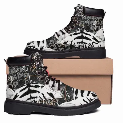 Men Do Good Bro Animals Tiger Street Art Mid Top Boots