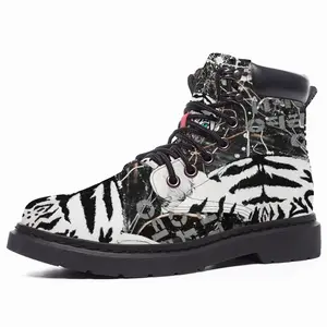 Men Do Good Bro Animals Tiger Street Art Mid Top Boots