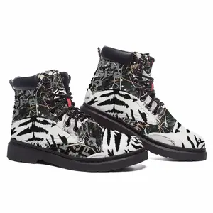 Men Do Good Bro Animals Tiger Street Art Mid Top Boots