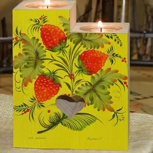 Raspberry Candle Holder