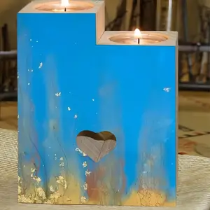 Gold Reef Candle Holder