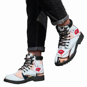 Men Fashion Girl - Watercolor Markers Fashion Girl Style Fashion Girl Blogger Influencer Mid Top Boots