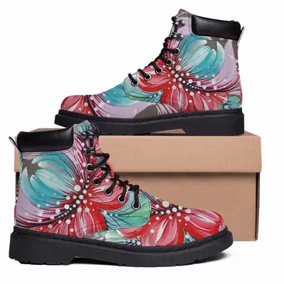 Men Floral Impromptu Mid Top Boots