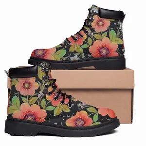 Men Spring Bouquet Mid Top Boots