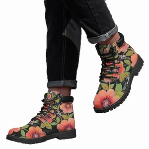 Men Spring Bouquet Mid Top Boots