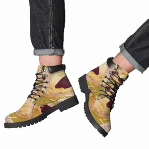 Men Barbary Ostrich Mid Top Boots