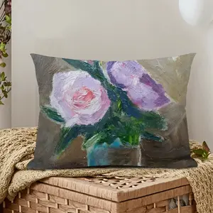 Rose Polyester Pillow (Rectangle, Multi-Size)