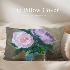 Rose Polyester Pillow (Rectangle, Multi-Size)