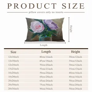 Rose Polyester Pillow (Rectangle, Multi-Size)