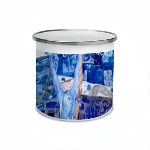 True Blue Enamel Mug