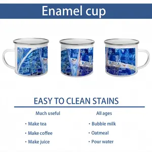 True Blue Enamel Mug