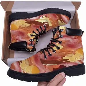 Men Ostrich Mid Top Boots