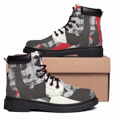 Men Wwf Panda Mid Top Boots