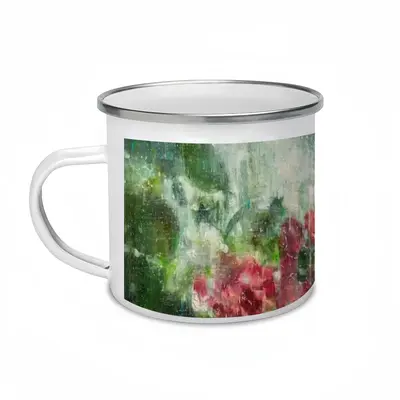 Paradise Flowers Enamel Mug