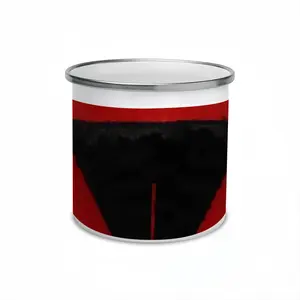 Pubic Flag Japan Enamel Mug