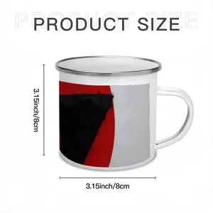 Pubic Flag Japan Enamel Mug