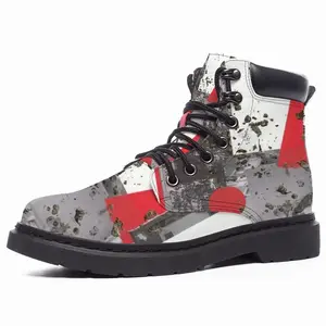 Men Gold Collage Mid Top Boots