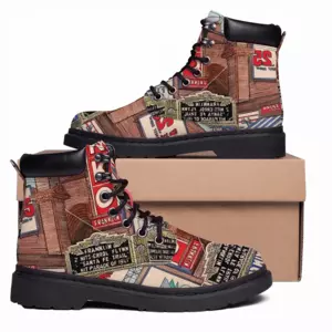 Men Rko Theater New York City Mid Top Boots