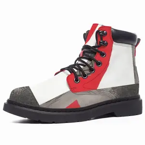 Men Collage Mid Top Boots