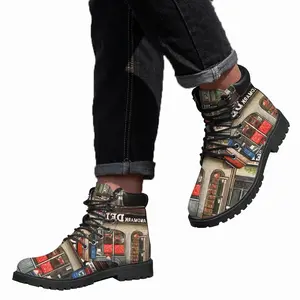 Men Landmark Deli New York City Mid Top Boots