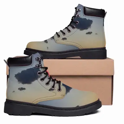 Men Celestial Birds Mid Top Boots