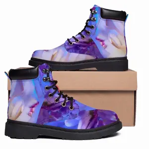 Men Flower #01 Mid Top Boots