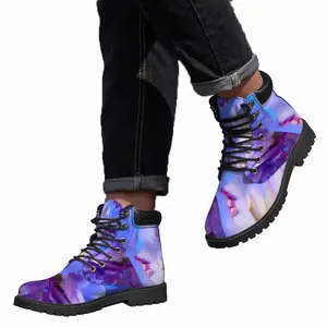 Men Flower #01 Mid Top Boots