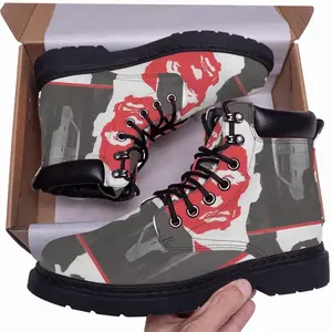 Men Negative Mid Top Boots