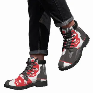 Men Negative Mid Top Boots