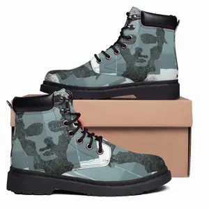 Men Grunge Mid Top Boots