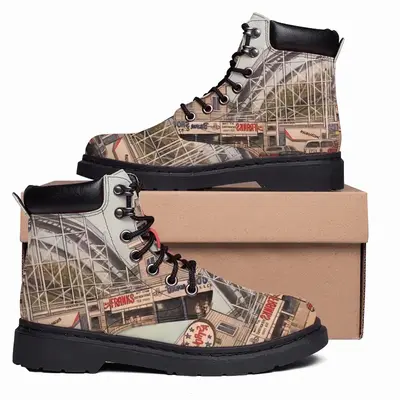 Men Cyclone Coney Island New York City Mid Top Boots