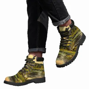 Men Countryside Pond Mid Top Boots