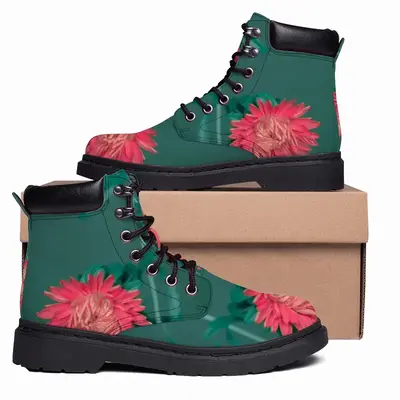 Men Flower#01 Mid Top Boots