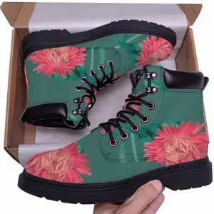 Men Flower#01 Mid Top Boots