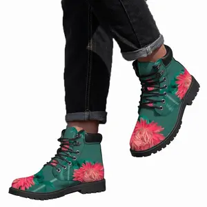 Men Flower#01 Mid Top Boots