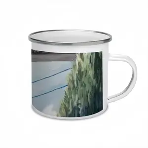 Space & Time Enamel Mug