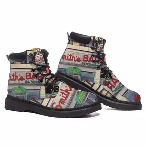 Men Smiths Bar New York City Mid Top Boots