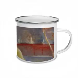 Bull Entering The Bullring In Camargue Enamel Mug