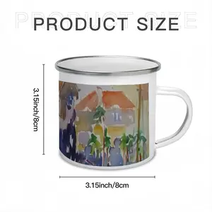 Sanary Sur Mer A Mediterranean Harbour Enamel Mug